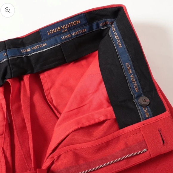 Louis Vuitton mohair Red Pants - Picture 4 of 4